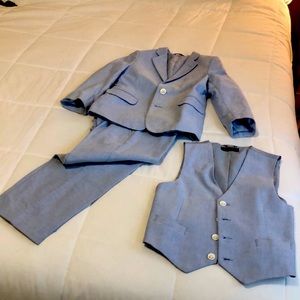 Little boys cotton dress suit